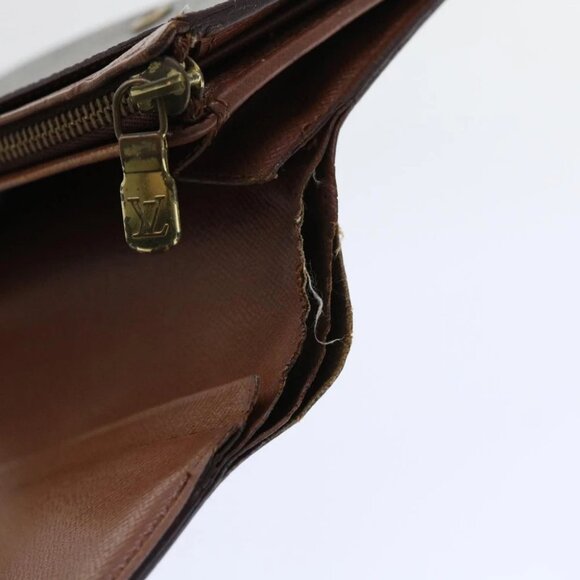 LOUIS VUITTON Monogram Porte Monnaie Billets Tresor Wallet M61730 LV Auth 52273 - Picture 9 of 15